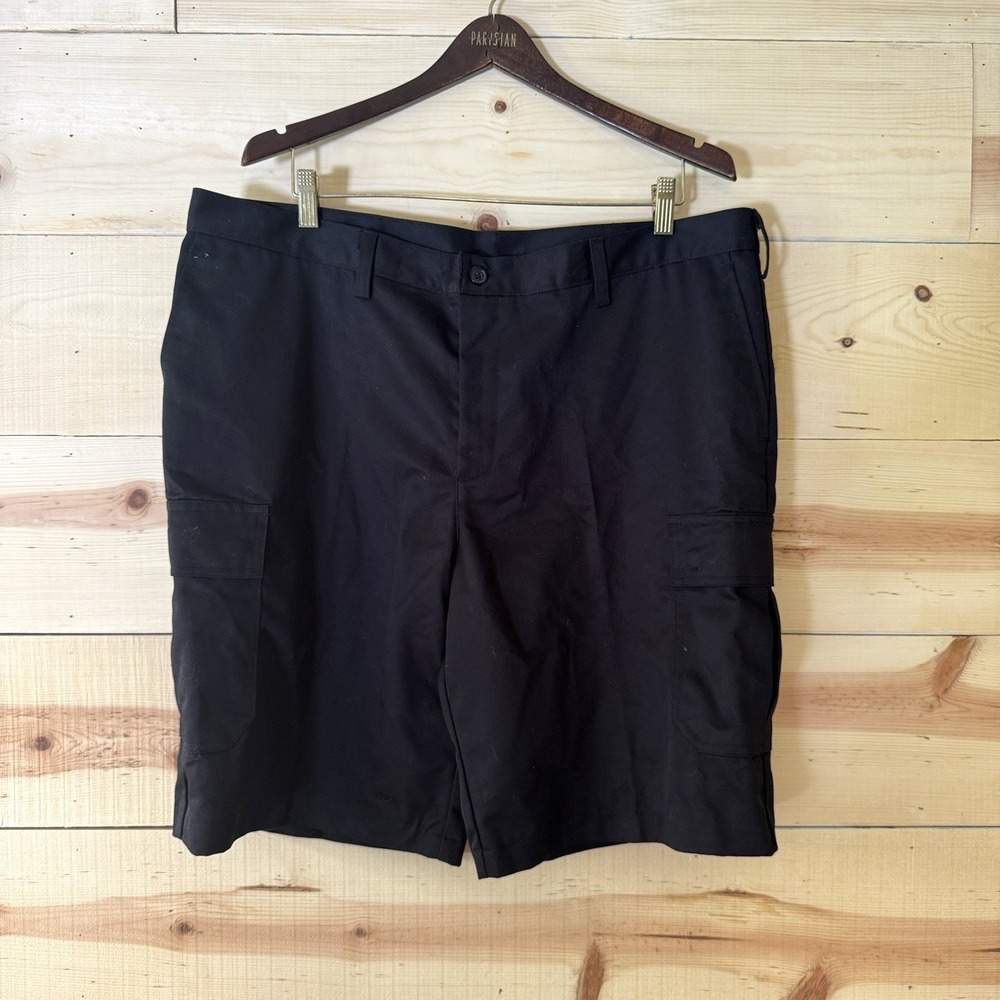 Edwards Men's Size 40 Black Cargo Shorts NWT Poly Cotton Work Uniform Utility